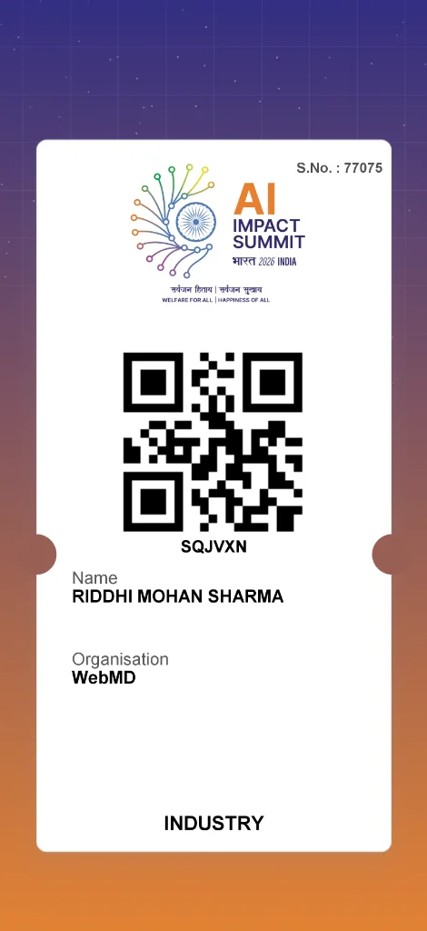 Official Accreditation: India AI Impact Summit 2026  -  US Industry Representative (Digital Public Infrastructure & Healthcare Tracks)